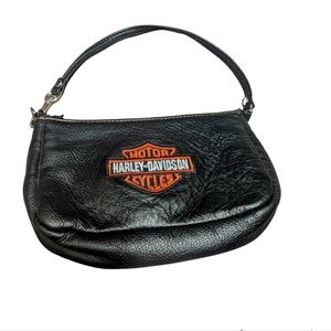Harley Davidson Leather Wristlet Purse